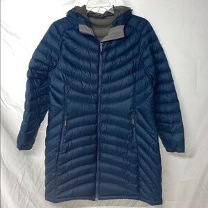 L.L. Bean Women's Deep Blue Puffer Coat